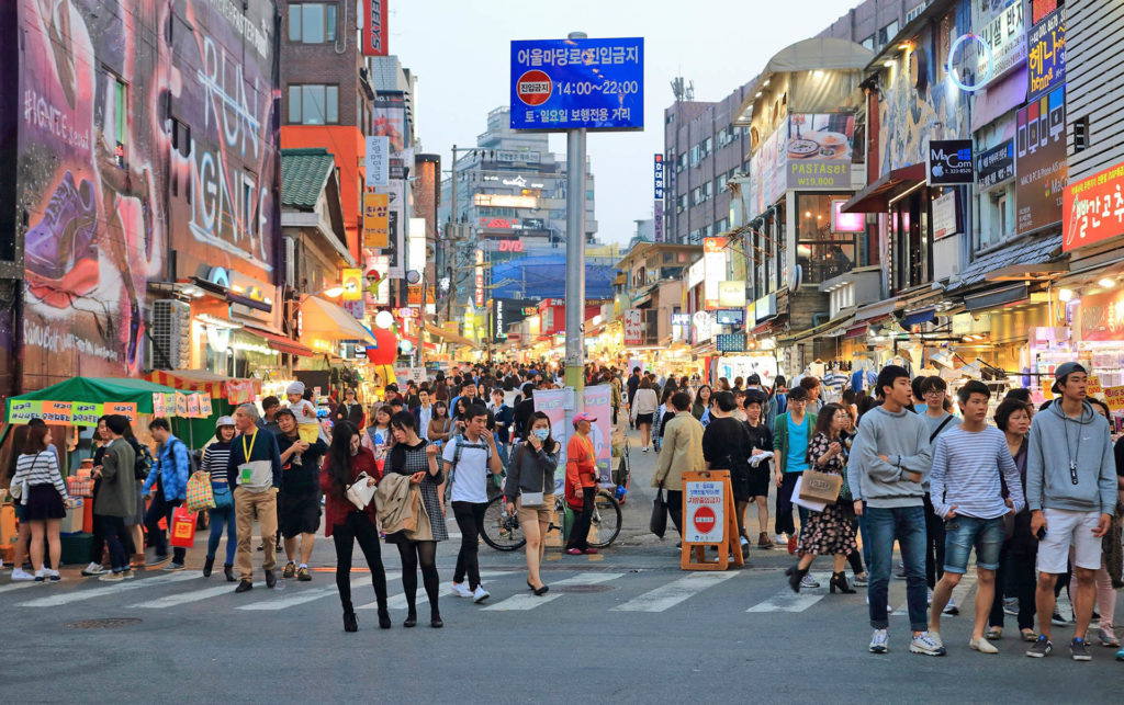 places to meet korean girls in seoul hongdae